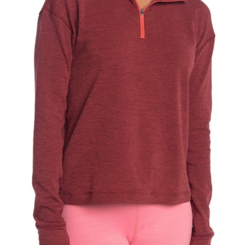 NWT OUTDOOR VOICES FLEECE HALF ZIP, SIZE LARGE